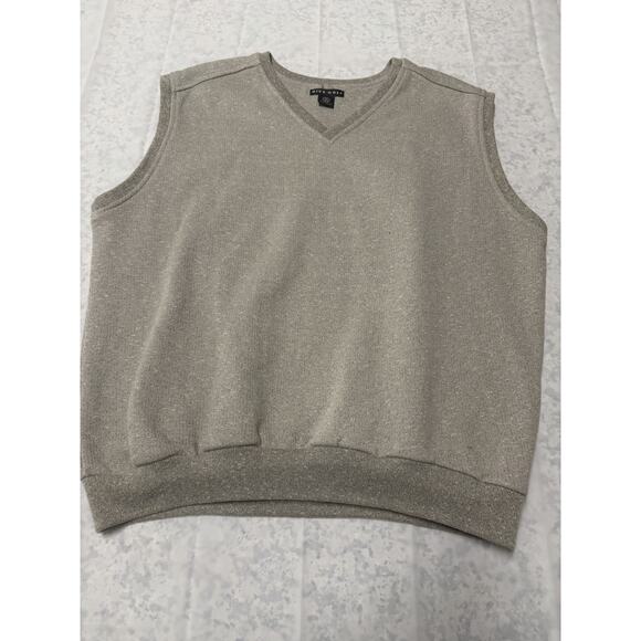 Mens Grey Size XL Vintage Nike Pullover Golf Vest V-Neck - Picture 1 of 8